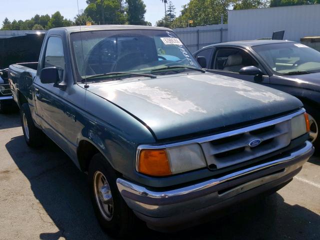 1FTCR10A0VUA76979 - 1997 FORD RANGER GREEN photo 1