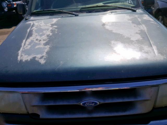 1FTCR10A0VUA76979 - 1997 FORD RANGER GREEN photo 10