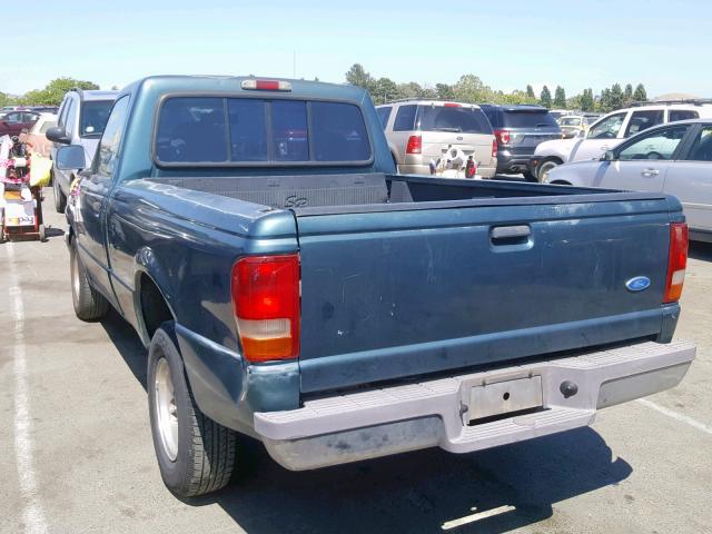 1FTCR10A0VUA76979 - 1997 FORD RANGER GREEN photo 3