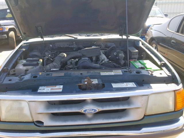 1FTCR10A0VUA76979 - 1997 FORD RANGER GREEN photo 7