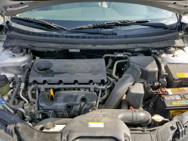 KNAFU4A2XA5253186 - 2010 KIA FORTE EX SILVER photo 7