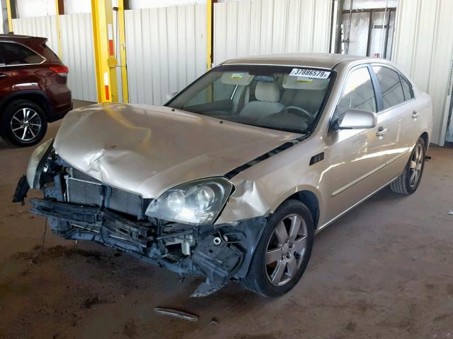 KNAGE123585171125 - 2008 KIA OPTIMA LX GOLD photo 2