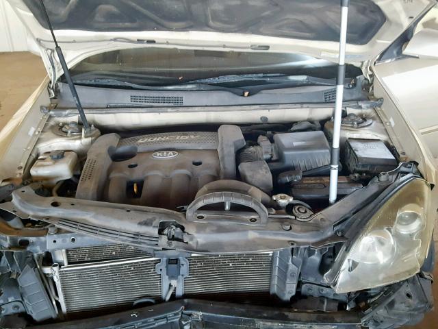 KNAGE123585171125 - 2008 KIA OPTIMA LX GOLD photo 7