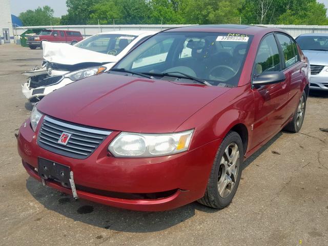 1G8AZ52FX5Z147867 - 2005 SATURN ION LEVEL BURGUNDY photo 2