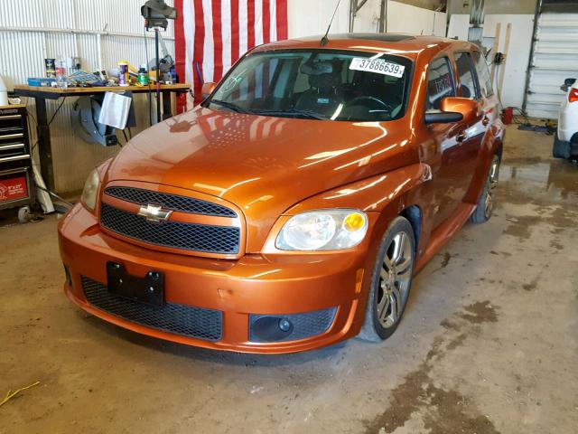 3GNCA63X28S703083 - 2008 CHEVROLET HHR SS ORANGE photo 2