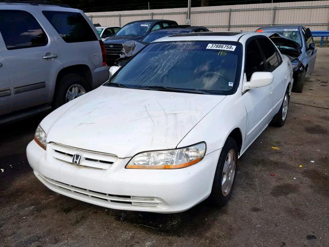 1HGCG16531A074835 - 2001 HONDA ACCORD EX WHITE photo 2