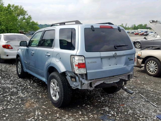 4M2CU29309KJ08737 - 2009 MERCURY MARINER HY BLUE photo 3