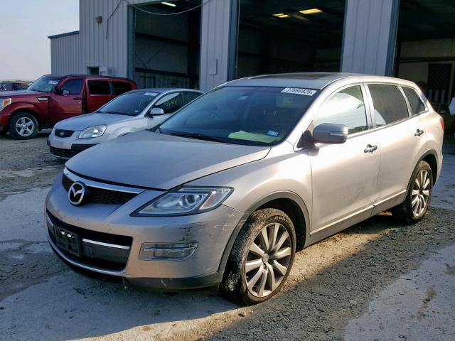 JM3TB28A580160068 - 2008 MAZDA CX-9 SILVER photo 2