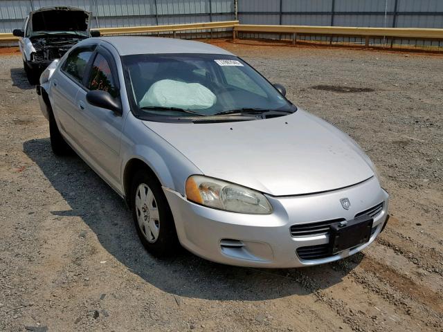 1B3EL36X92N130885 - 2002 DODGE STRATUS SE SILVER photo 1