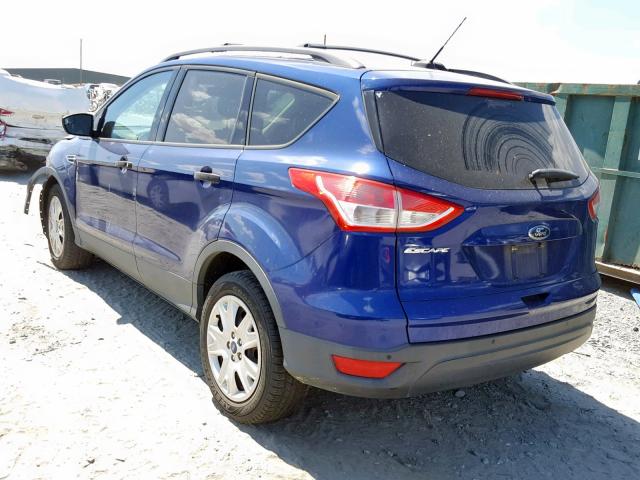 1FMCU0F79DUA21283 - 2013 FORD ESCAPE S BLUE photo 3