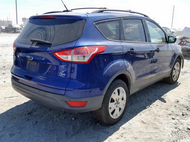 1FMCU0F79DUA21283 - 2013 FORD ESCAPE S BLUE photo 4