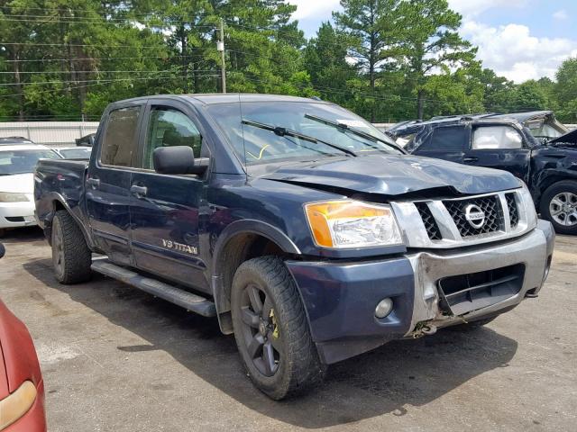 1N6AA0EC4FN511904 - 2015 NISSAN TITAN S BLUE photo 1