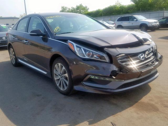 5NPE34AF5GH431311 - 2016 HYUNDAI SONATA SPO BROWN photo 1