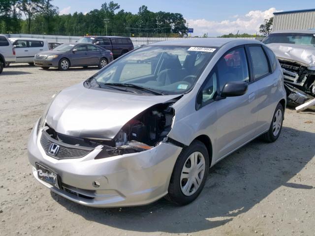 JHMGE8H32BC028539 - 2011 HONDA FIT SILVER photo 2