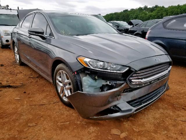 3FA6P0H72DR122958 - 2013 FORD FUSION SE GRAY photo 1