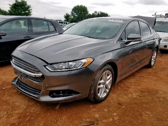 3FA6P0H72DR122958 - 2013 FORD FUSION SE GRAY photo 2