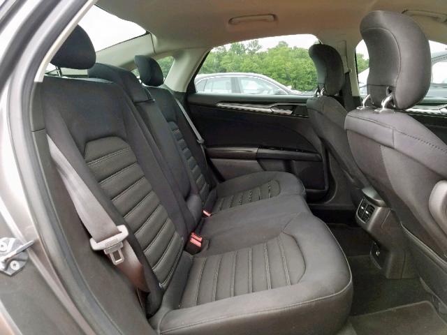 3FA6P0H72DR122958 - 2013 FORD FUSION SE GRAY photo 6