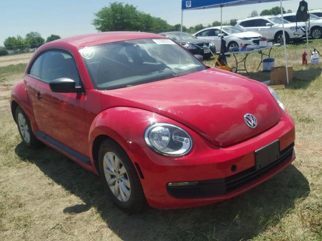 3VWFP7AT3DM661528 - 2013 VOLKSWAGEN BEETLE RED photo 1