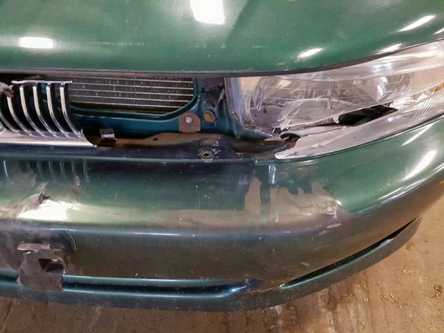 4A3AA46G11E107833 - 2001 MITSUBISHI GALANT ES GREEN photo 9