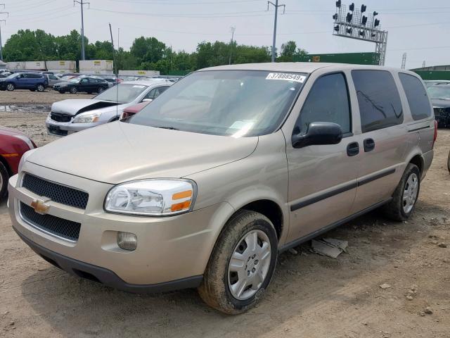 1GNDV23W38D107442 - 2008 CHEVROLET UPLANDER L 金色 照片 2