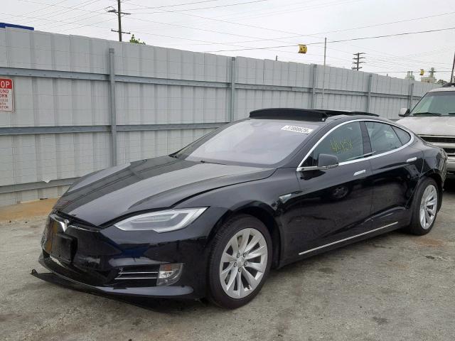 5YJSA1E19GF162234 - 2016 TESLA MODEL S BLACK photo 2