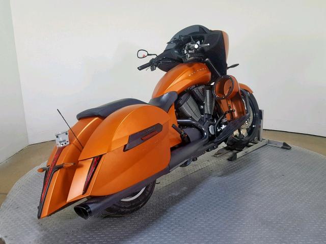 5VPDW36N7D3025620 - 2013 VICTORY MOTORCYCLES CROSS COUN ORANGE photo 8