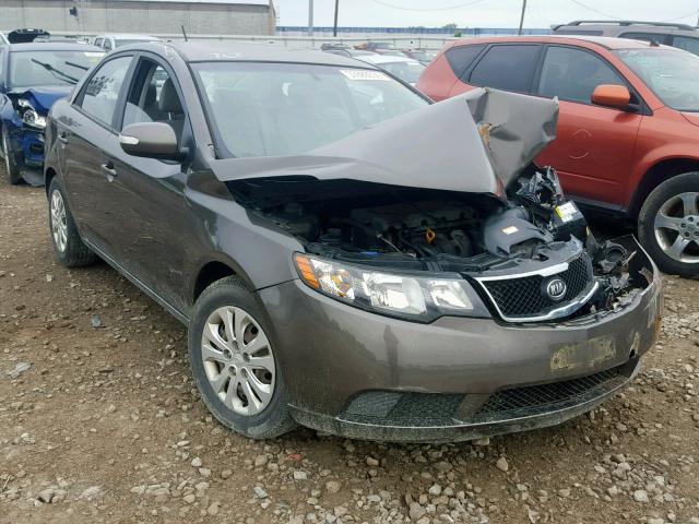 KNAFU4A21A5097846 - 2010 KIA FORTE EX BROWN photo 1