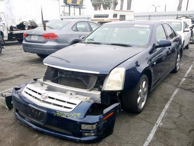 1G6DC67A960211509 - 2006 CADILLAC STS BLUE photo 2
