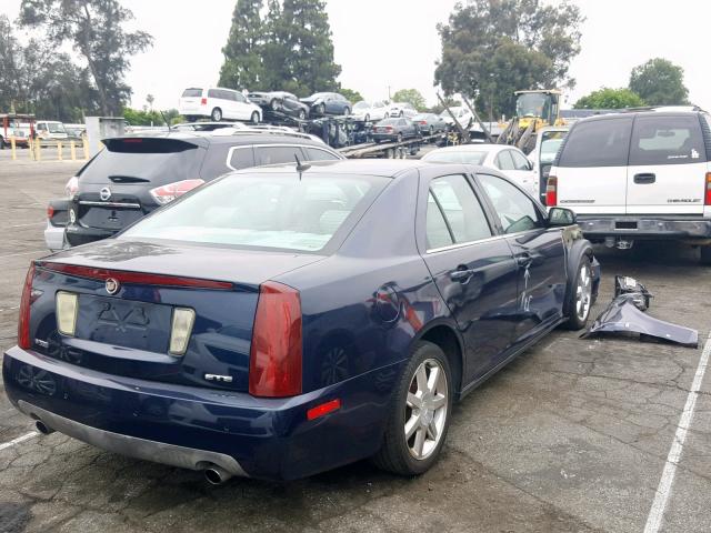 1G6DC67A960211509 - 2006 CADILLAC STS BLUE photo 4