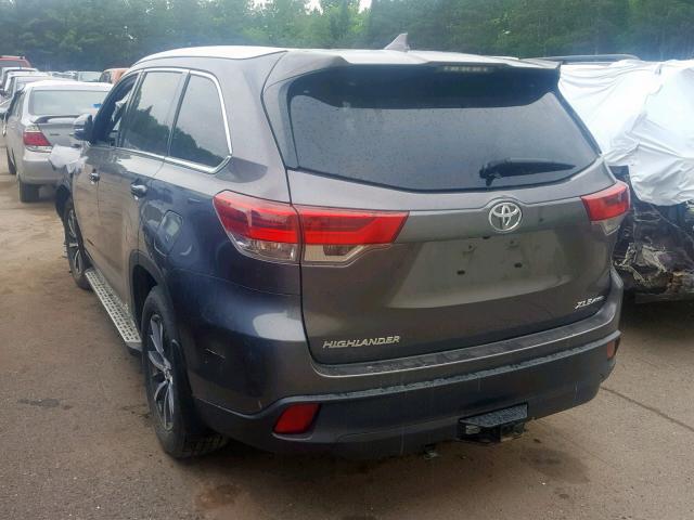 5TDJZRFH4HS419344 - 2017 TOYOTA HIGHLANDER BROWN photo 3