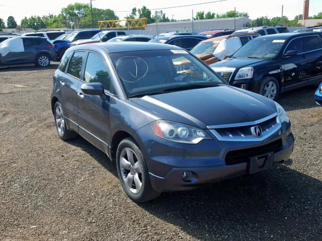 5J8TB18297A001544 - 2007 ACURA RDX GRAY photo 1