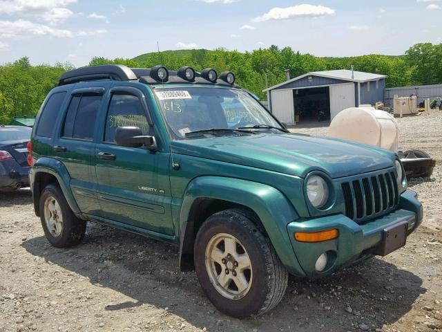 1J4GL58K83W729660 - 2003 JEEP LIBERTY LI GREEN photo 1