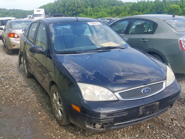 1FAFP34N46W181693 - 2006 FORD FOCUS ZX4 BLACK photo 1