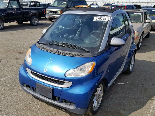 WMEEK31X49K270400 - 2009 SMART FORTWO PAS 蓝色 照片 2