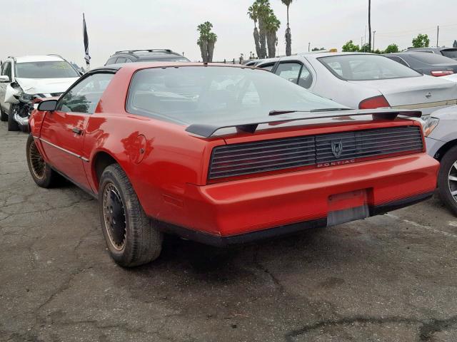 1G2AW87H3CL537501 - 1982 PONTIAC FIREBIRD T RED photo 3