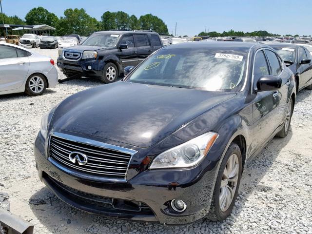 JN1BY1AP8DM510701 - 2013 INFINITI M37 BLACK photo 2