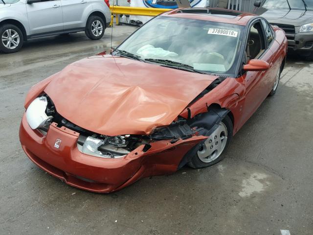 1G8ZY14732Z181956 - 2002 SATURN SC2 ORANGE photo 2