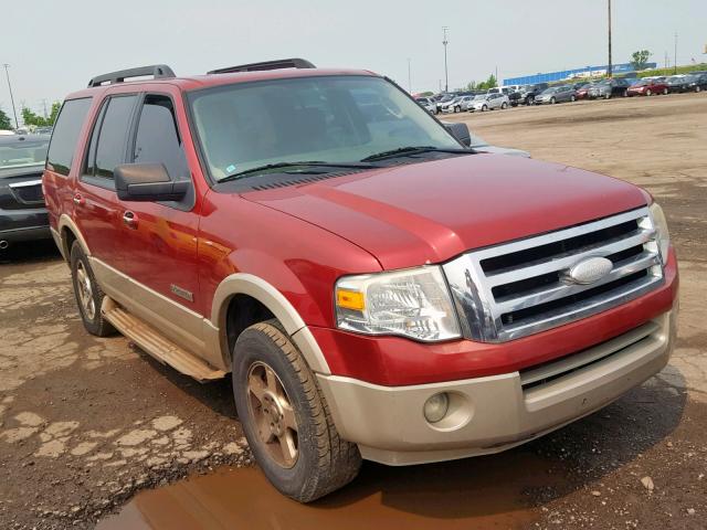 1FMFU17537LA11276 - 2007 FORD EXPEDITION RED photo 1