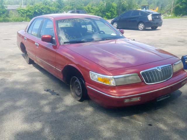 2MELM7469TX606376 - 1996 MERCURY GRAND MARQ RED photo 1