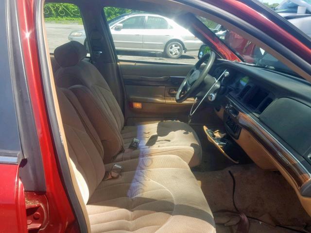 2MELM7469TX606376 - 1996 MERCURY GRAND MARQ RED photo 5