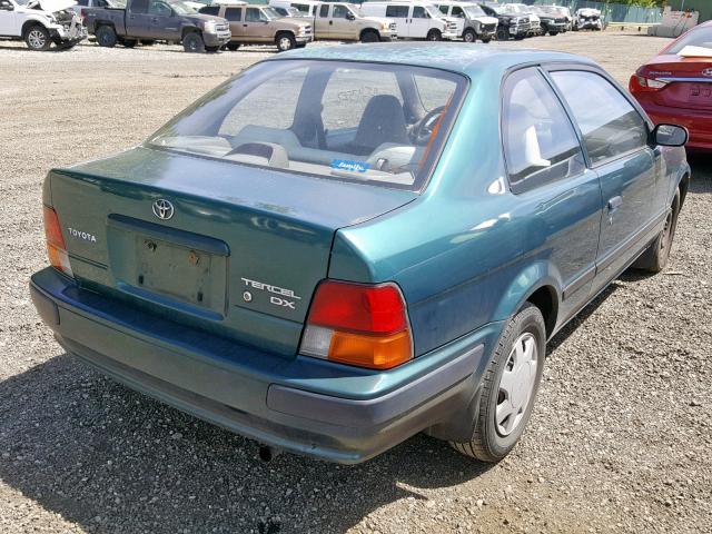 JT2EL56D4S0104653 - 1995 TOYOTA TERCEL DX GREEN photo 4