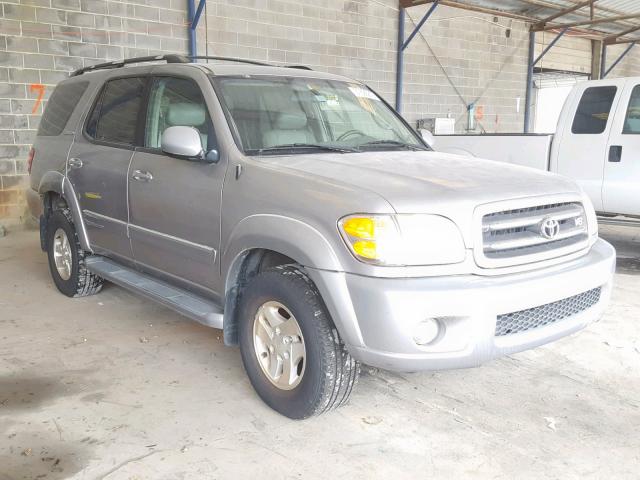 5TDZT38A22S059290 - 2002 TOYOTA SEQUOIA LI SILVER photo 1