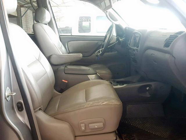 5TDZT38A22S059290 - 2002 TOYOTA SEQUOIA LI SILVER photo 5