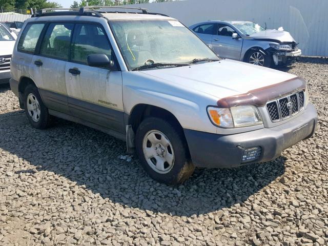 JF1SF635X2H730140 - 2002 SUBARU FORESTER L GRAY photo 1