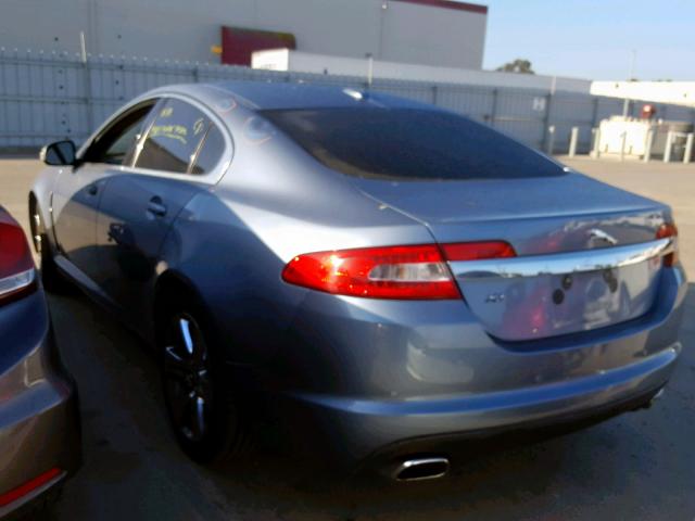 SAJWA05B19HR13318 - 2009 JAGUAR XF LUXURY BLUE photo 3