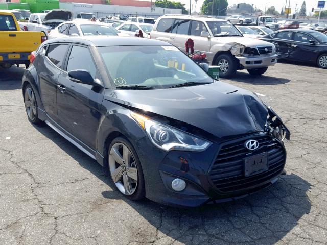 KMHTC6AE3FU231974 - 2015 HYUNDAI VELOSTER T BLACK photo 1