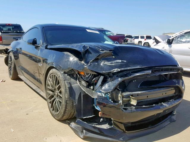 1FA6P8CF0F5412361 - 2015 FORD MUSTANG GT BLACK photo 1