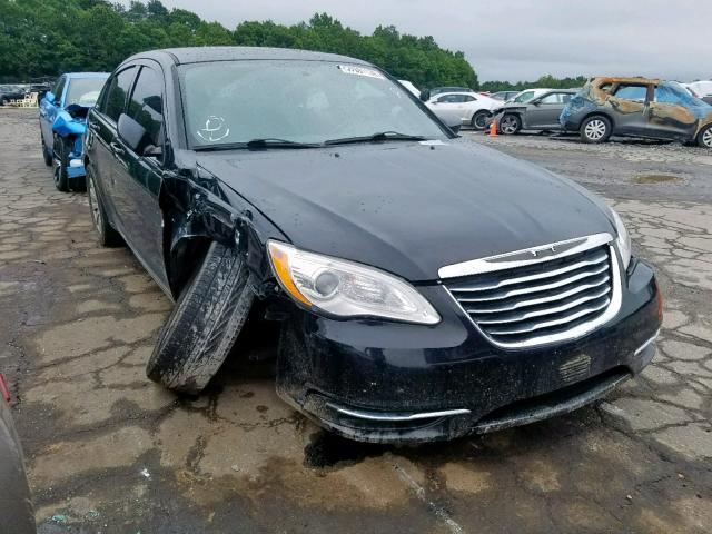 1C3BC1FB5BN555387 - 2011 CHRYSLER 200 TOURIN BLACK photo 1