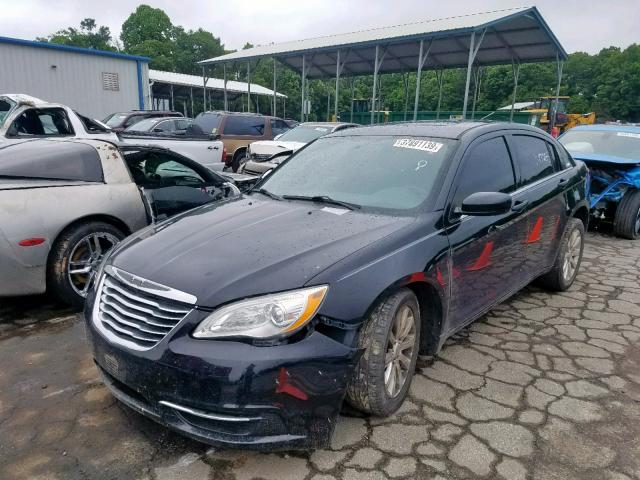 1C3BC1FB5BN555387 - 2011 CHRYSLER 200 TOURIN BLACK photo 2