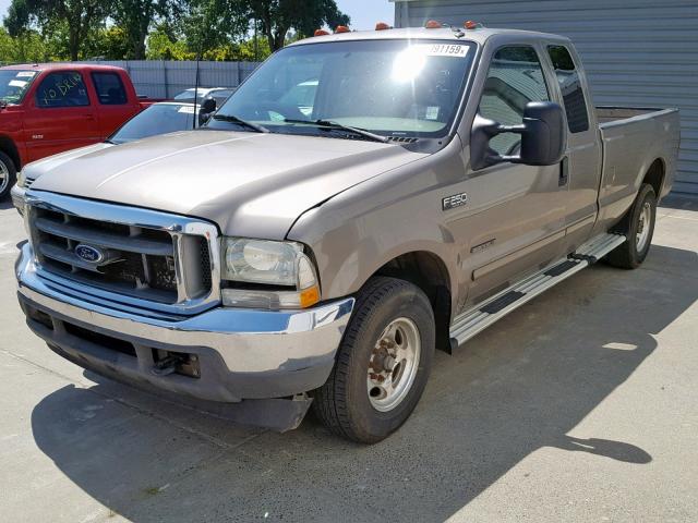 1FTNX20F82EB18420 - 2002 FORD F250 SUPER BROWN photo 2